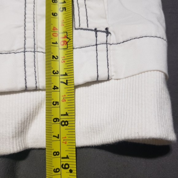 Guess jeans pop collar white jacket size XS - Picture 4 of 12